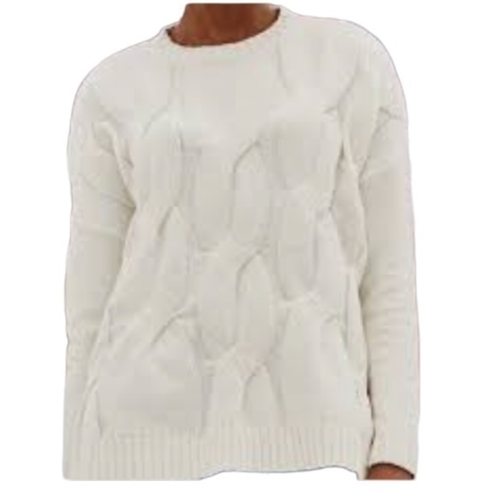 J.Jill Women's Cabled Chenille Sweater Oversized‎ Cozy Knit Pullover Sz SP